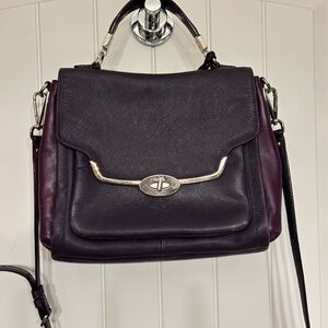 Coach Madison Sadie Purple satchel